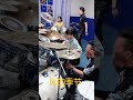 Girl playing drums rolls