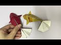 DIY Origami Angpao KOI Fish (Chinese New Year Red Packet) 新年紅包鯉魚摺紙 | The Idea King Tutorial #175