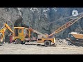 Accidental Excavator Rescue Operation With Truck Mounted Crain and Excavator #excavatoraccident