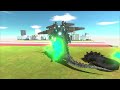 Godzilla try to against big size of Titan Skibidi Toilet - Animal Revolt Battle Simulator