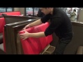 DIY: UPHOLSTERING A BENCH BACK FOR 