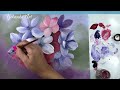 Learn Mixed Technique of Oil on Acrylic / Background, Texture and Brush Strokes.