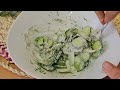 everyone loves simple and cheap recipe ! Recipe for a cucumber salad