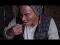 JK is cooking buff dry mean & rice in their buffalo shed || Himalayan Nepal ||