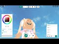 Drawing my roblox avatar in roblox free draw 2 !😯😁💫 // RoseAndLillyMe