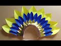 DIY PAPER SUNFLOWER HEADDRESS