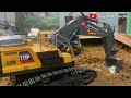 Membuat Diorama Konstruksi, Testing Alat Berat, Excavator Dan Bulldozer Rc