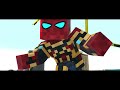 Spider-Man vs Doc Ock bridge fight in minecraft 4K | Spiderman: No Way Home. Minecraft animation