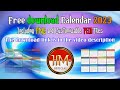 Free Download Calendar 2023 | Photoshop Tutorial | PNG and PSD File