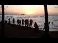 Waikiki, Hawaii at sunset, nothing better.