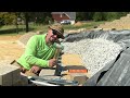 Former Engineer Builds Retaining Wall