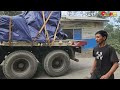 Shot Block Almost Hits Kernet !!! Trailer Truck Backs Up On Batu Jomba Incline
