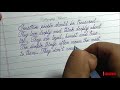Beautiful Calligraphy Style Writing With Ball Pen |