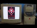 AMD Athlon 750mhz Slot A retro pc - showcase and testing some retrogames.