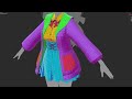 Time-lapse┃Anime look 3D Character Modeling in 6 minute┃