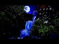 The sound of the three-tiered waterfall and the fullmoon makes a sense of relaxation