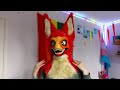 How To Fur A Dinomask! ~ tutorial/timelapse ~  [materials in description]