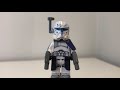 Rex, Cody, Fives, Echo, and Fordo - LEGO Star Wars purist (?) custom clone troopers