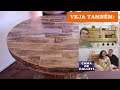 Diy spool table with pallets - round table