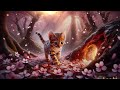 Relaxing Music ( Playlist ) - Relax / Study / Sleep, Cute  Cat 🐈, Cherry Blossom, Butterfly, Day-70