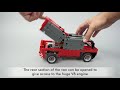 LEGO Technic 42098 B model speed build and detailed review
