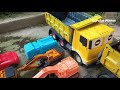 truk tronton angkut mainan !! bus tayo excavator truk alat berat truk tangki mobil kontainer.