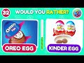 Would You Rather Food Edition🍟🍕🍔 | Hardest Choices Ever 🤯