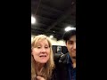 Veronica Taylor greeting the members of the Winx Club Amino as Diaspro