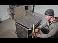 Three Combustion Zone Wood Stove Making