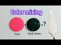 Pink Color Combination-Part 1🎨Guess the final colors |Color mixing video| Painting mixing video