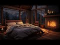 Crackling Fireplace and Rain Sounds for Sleeping | Deep Sleep, Study, and Relaxation Sounds.