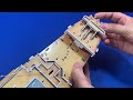 DIY Craft Instruction 3D Puzzle Cubicfun Titanic with LED 266Pcs