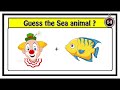 Guess the Sea animal quiz 2 ??? | Riddles with answers | Puzzles Game | Brain Game | Timepass Colony