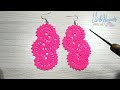 Hermosos Aretes en crochet # 132 / English subtitles