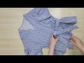 DIY Upcycling a Shirt|셔츠 리폼|블라우스|Blouse|남방|안입는옷 리폼|Recycling Old Your Clothes|Refashion|옷만들기|옷수선