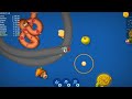 🐍wormate io! worms zone io❤❤ !! pro skills gameplay #189! Worms 07#tiktokvideo #shorts