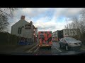 Driving in CREWE Cheshire England UNITED KINGDOM UK