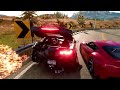 Realistic Drag Racing Crashes #9 - BeamNG Drive