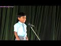 Lyceum  English singing Competition Grade 1  Gold Medal winner vishmith Jayasuriya
