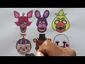 Five Nights at Freddy's New Coloring Pages / How to color All BOSSES from FNAF #1 / NCS MUSIC