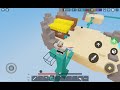 Playing Bedwars Solo