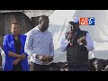 Raila SHEDS TEARS after visiting victims of Toi Market fire, orders Sakaja and DONATES Ksh1.5Million