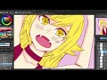 [Bakemonogatari Illustration Making] Shinobu Oshino (Medibang Speedpaint)