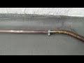 This is the Longest Exhaust from a Diesel Oil Heater Chinese Life Waste Camper Van 22mm Copper pipe
