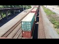 Norfolk Southern Intermodal train enters Conway