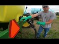 John Deere 9rx planting corn