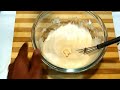 Homemade Whipped cream for cake decoration | Cake cream recipe | Cake cream making at home