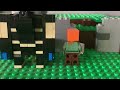 Lego Minecraft animation warden vs Iron golem￼￼