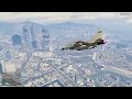 Grand Theft Auto V  Flying Fighter JET  :P