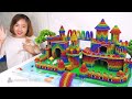 DIY - Build Mega Luxury Castle And Moat Around For Cat From Magnetic Balls | Magnet World Satisfying
